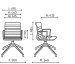krzesło konferencyjne typ 2 x 8