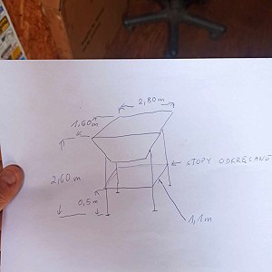 kosz zasypowy 2.8mx1.6m