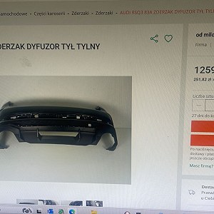 Zderzak Audi 