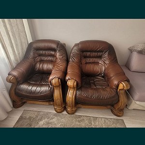 Sofa trzyosobowa x 1, Fotel x 2