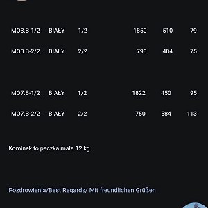 Komoda duża x 2, Kominek elektryczny x 1