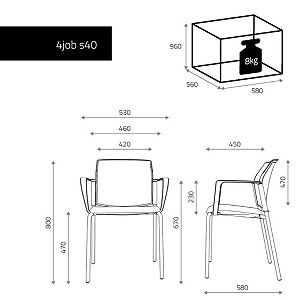 krzesło konferencyjne typ 2 x 14