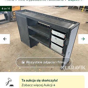 Zabudowa serwisowa x 1, Zabudowa serwisowa  x 1