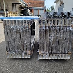 2 palety 235x100x150 budzet 650 zł netto około 500km  x 2