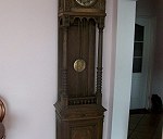Drewniana obudowa zegara - szafka