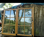 Okno tarasowe 230x200×20 cm