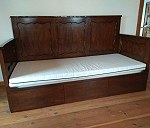 łóżko drewniane o wielkości 100x213