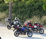 2xbmw r1200gs Adventure, 1xKtm 1290 y 1xYamaha 1200 SuperTeneré