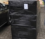 1 pallet with clothes, air shipment door to airport