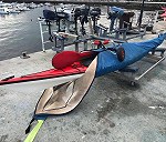 1 kayak con pala y carro