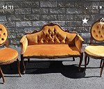 Mała sofa i 2 krzesla