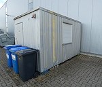 Dwa kontenery biurowe  załadunek z góry dźwigiem naczepa lub zestaw  Załadunek 02.10.2019 Godzina 12