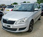 Skoda Fabia from copart to Manchester