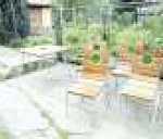 Ogródek piwny 4 krzesła i stół z Wałbrzych do Wieliczki