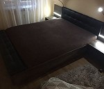 Sypialnia meble łóżko 180cm+ stoliki+ ławka + komoda