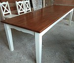kredens , stół , 10 x krzesło , panel drewniany 205x140x2 cm .