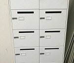 Storage Filing Locker Cabinet with 10 Door Compartments