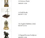 5 items (Clocks, sculpture etc)