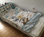 Łóżko pojedyncze z materacem x 2