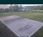 Stół do pingponga betonowy rozkręcony 270/150