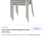 krzesła plastiokowe x 4